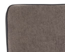 Sunpan Klaus Dining Chair - Flint Grey and Napa Taupe/Polo Club Muslin and Dillon Cream/Sparrow Grey and Napa Black