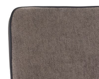 Sunpan Klaus Dining Chair - Flint Grey and Napa Taupe/Polo Club Muslin and Dillon Cream/Sparrow Grey and Napa Black