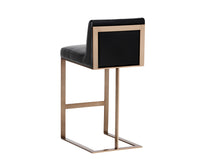Sunpan Dean Barstool - Antique Brass - Cantina Black
