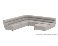 Sunpan Cornell Modular - Armless Chair - Polo Club Kohl Grey / Stone