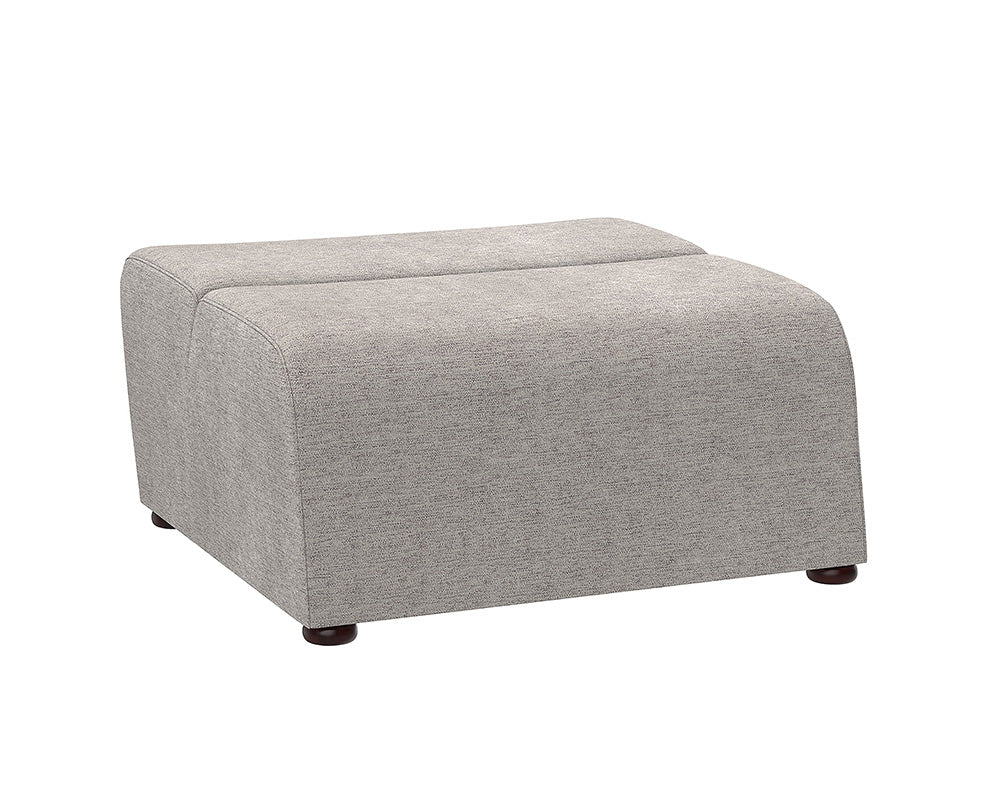Sunpan Cornell Modular - Ottoman - Polo Club Kohl Grey/Stone