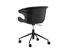 Sunpan Kash Office Chair - Hearthstone Brown / Nightfall Black / Town Grey