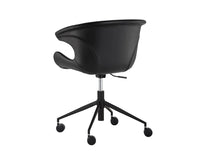 Sunpan Kash Office Chair - Hearthstone Brown / Nightfall Black / Town Grey