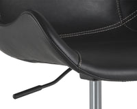 Sunpan Kash Office Chair - Hearthstone Brown / Nightfall Black / Town Grey