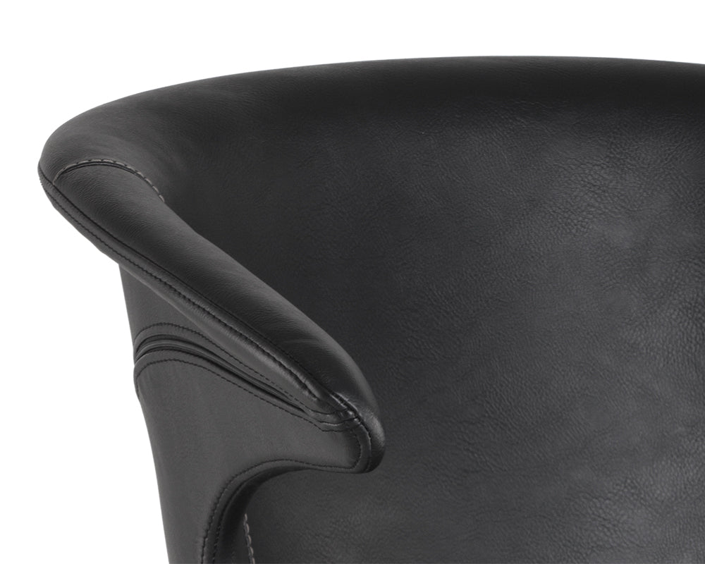 Sunpan Kash Office Chair - Hearthstone Brown / Nightfall Black / Town Grey