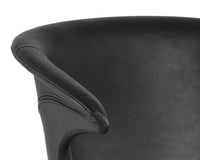 Sunpan Kash Office Chair - Hearthstone Brown / Nightfall Black / Town Grey