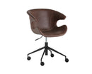 Sunpan Kash Office Chair - Hearthstone Brown / Nightfall Black / Town Grey