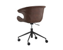 Sunpan Kash Office Chair - Hearthstone Brown / Nightfall Black / Town Grey
