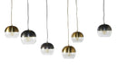 SUNPAN Palin Pendant Light - Brass/Gunmetal