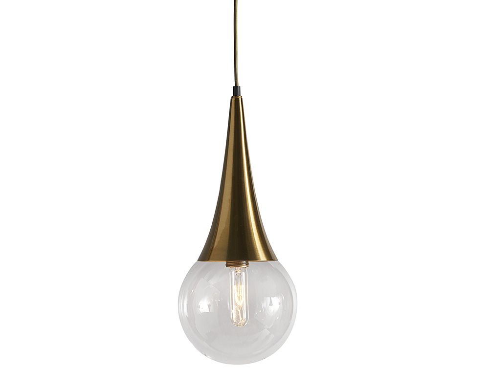 SUNPAN O'hara Pendant Light - Brass, Gunmetal