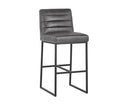 Sunpan Owen Swivel Barstool in Hearthstone Brown/Town Grey