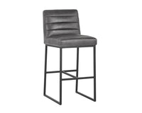 Sunpan Owen Swivel Barstool in Hearthstone Brown/Town Grey