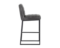 Sunpan Owen Swivel Barstool in Hearthstone Brown/Town Grey