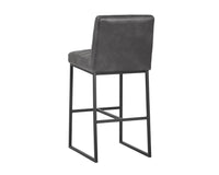 Sunpan Owen Swivel Barstool in Hearthstone Brown/Town Grey