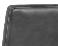 SUNPAN Spyros Barstool in Coal Black/Havana Dark Brown/Overcast Grey