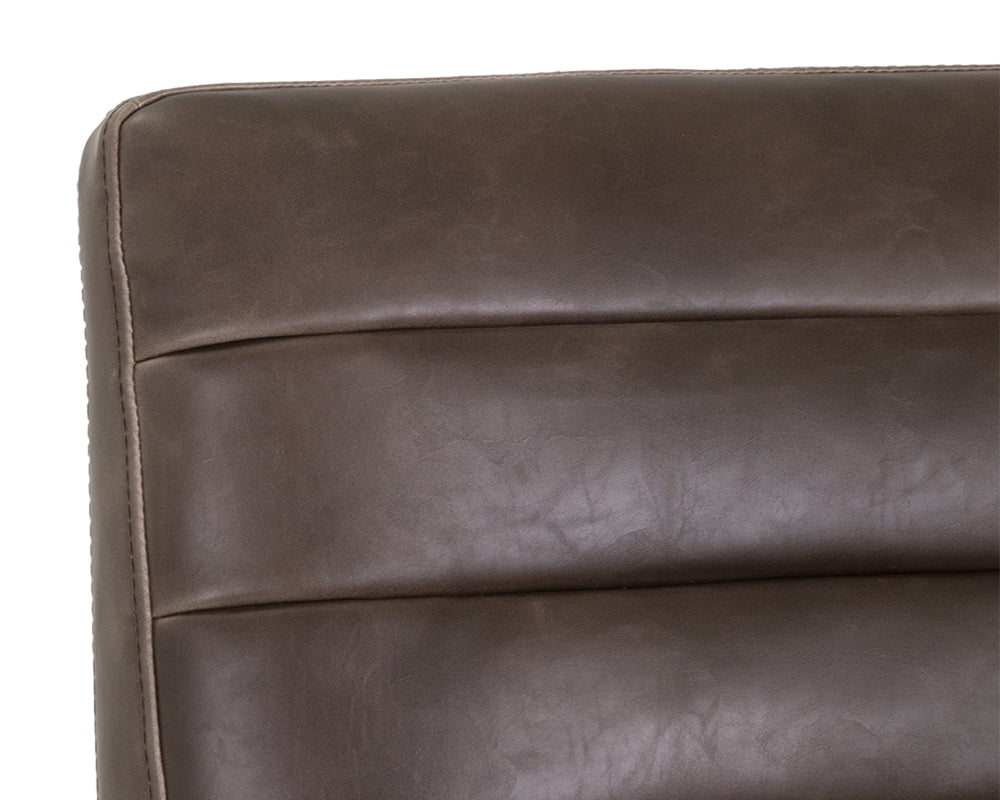 Sunpan Owen Swivel Barstool in Hearthstone Brown/Town Grey