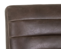 Sunpan Owen Swivel Barstool in Hearthstone Brown/Town Grey