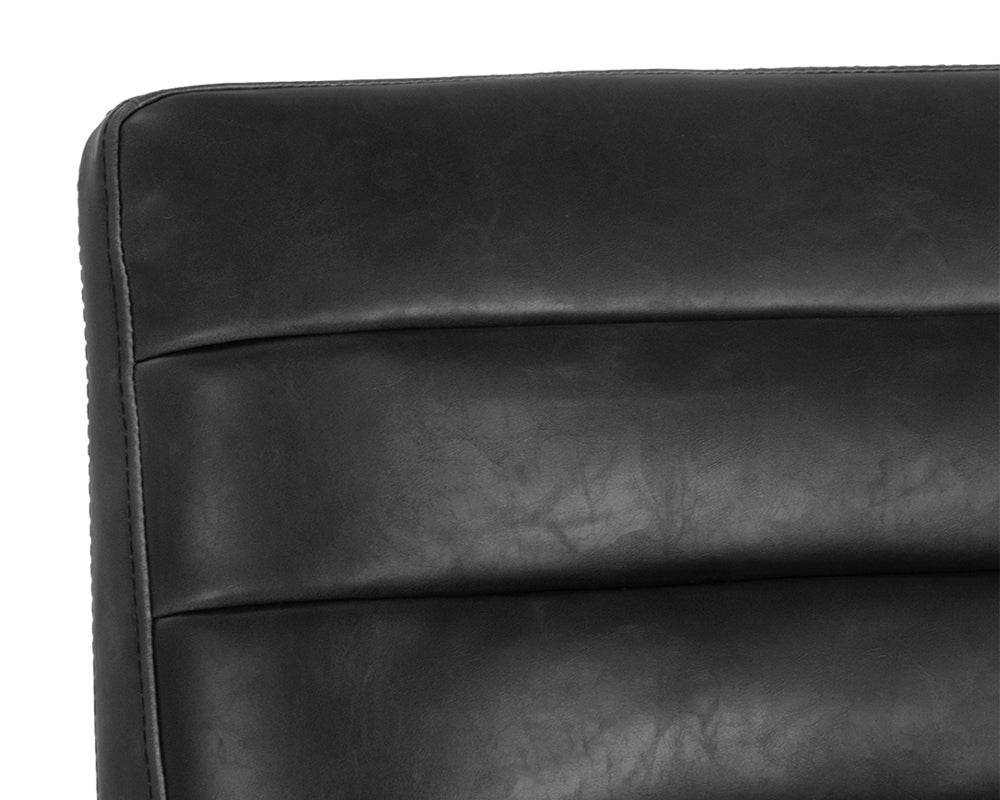 Sunpan Owen Swivel Barstool in Hearthstone Brown/Town Grey