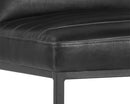 Sunpan Spyros Counter Stool - Coal Black/Havana Dark Brown/Overcast Grey