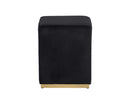 Sunpan Cricket Ottoman In Black/Cream/Grey/Pink