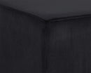 Sunpan Cricket Ottoman In Black/Cream/Grey/Pink