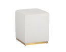 Sunpan Cricket Ottoman In Black/Cream/Grey/Pink