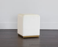 Sunpan Cricket Ottoman In Black/Cream/Grey/Pink
