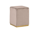 Sunpan Cricket Ottoman In Black/Cream/Grey/Pink