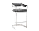 Sunpan Beaumont Barstool - Stainless Steel - Cantina Magnetite