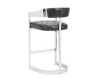 Sunpan Beaumont Barstool - Stainless Steel - Cantina Magnetite