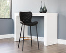 Sunpan Lyla Barstool - Antique Black / Brown