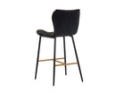 Sunpan Lyla Counter Stool in Antique Black / Brown / Grey