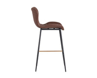 Sunpan Lyla Barstool - Antique Black / Brown