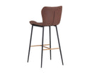 Sunpan Lyla Barstool - Antique Black / Brown