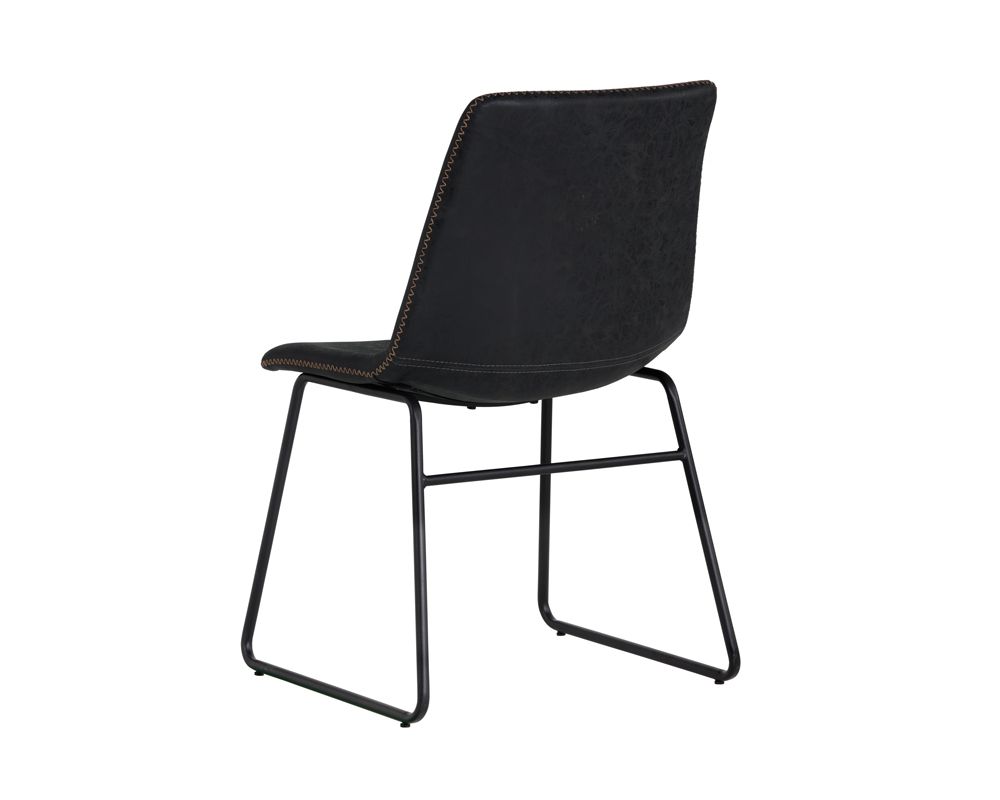 SUNPAN Cal Dining Chair - Antique Black, Brown, Grey - Set of Two