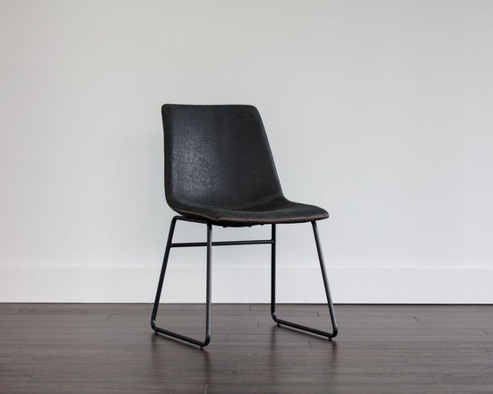SUNPAN Cal Dining Chair - Antique Black, Brown, Grey - Set of Two