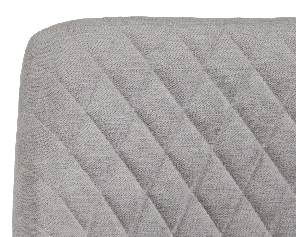 Sunpan Jayna Dining Armchair - Black And Polo Club Stone/Champagne Gold And Antonio Linen