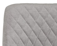Sunpan Jayna Dining Armchair - Black And Polo Club Stone/Champagne Gold And Antonio Linen