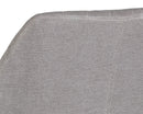 Sunpan Jayna Dining Armchair - Black And Polo Club Stone/Champagne Gold And Antonio Linen