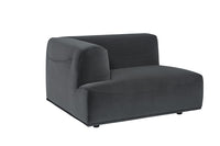 Sunpan Darren Modular - Left/Right Armchair In Smokescreen