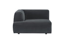 Sunpan Darren Modular - Left/Right Armchair In Smokescreen