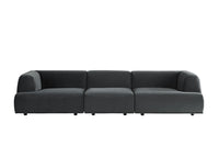 Sunpan Darren Modular - Left/Right Armchair In Smokescreen