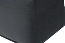 Sunpan Darren Modular - Armless Chair in Moto Stucco / Smokescreen