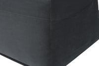 Sunpan Darren Modular - Armless Chair in Moto Stucco / Smokescreen