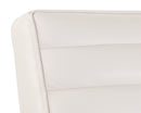 Sunpan Lyric Lounge Chair in Vintage Peacock / Vanilla Leather / Caramel Leather