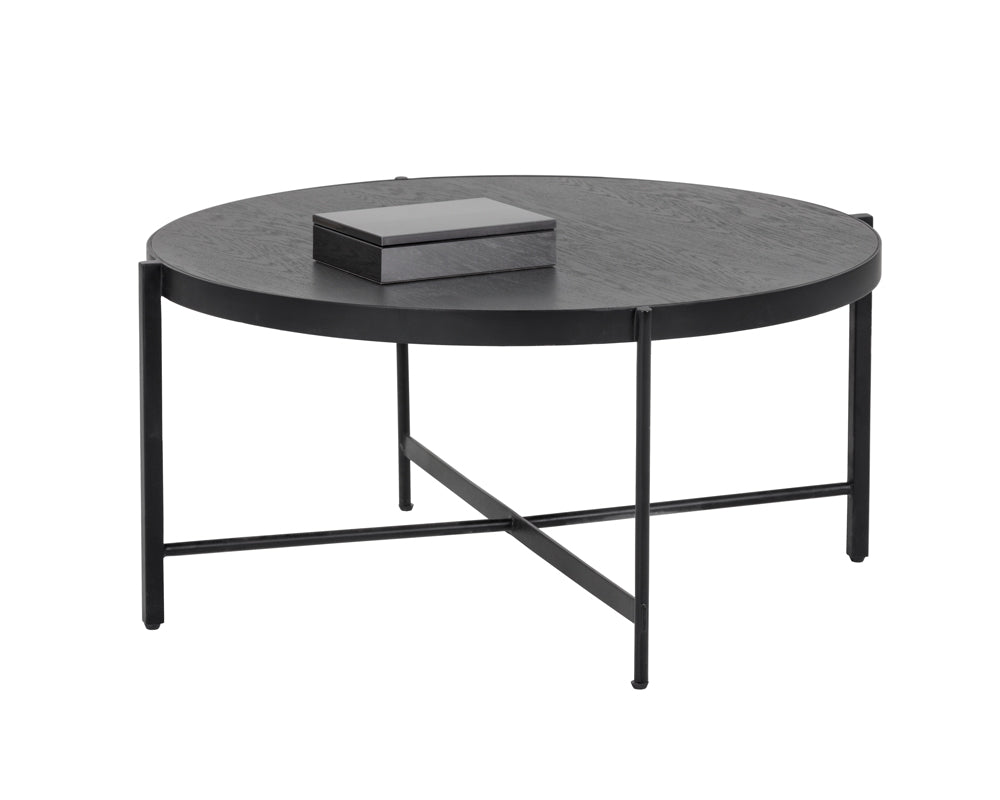 Sunpan Willem Coffee Table - Medium in Oak Veneer