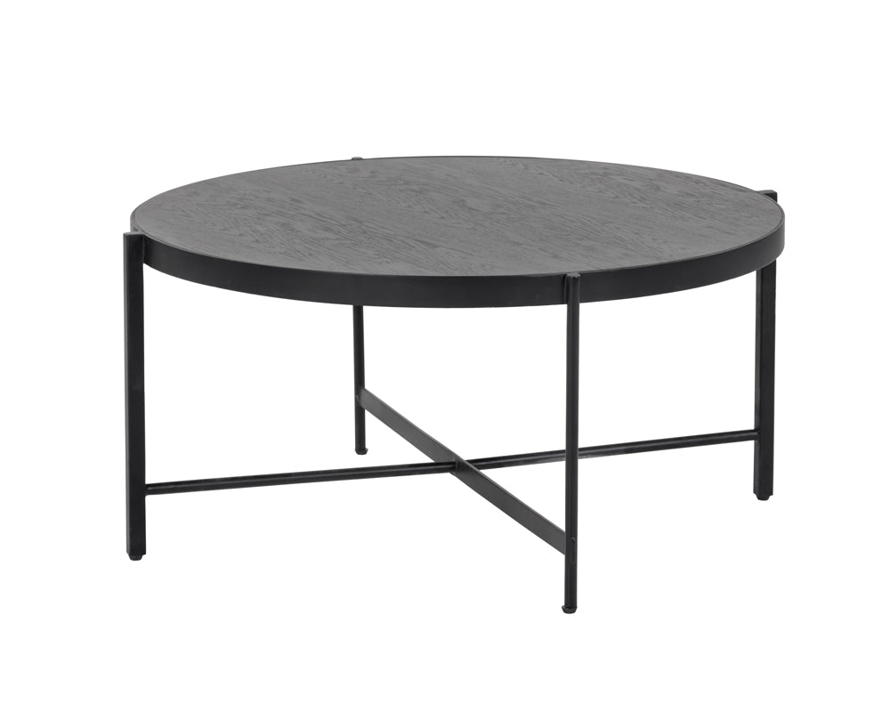 Sunpan Willem Coffee Table - Medium in Oak Veneer