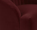 Sunpan Astrid Armchair - Merlot / Polo Club Stone