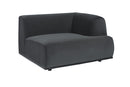 Sunpan Darren Modular - Left/Right Armchair In Smokescreen