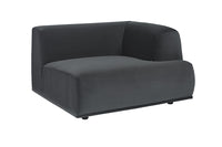 Sunpan Darren Modular - Left/Right Armchair In Smokescreen